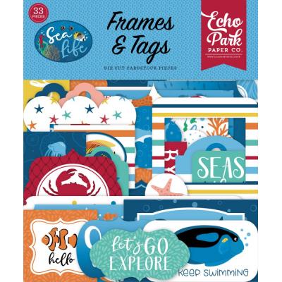 Echo Park Sea Life Die Cuts - Frames & Tags